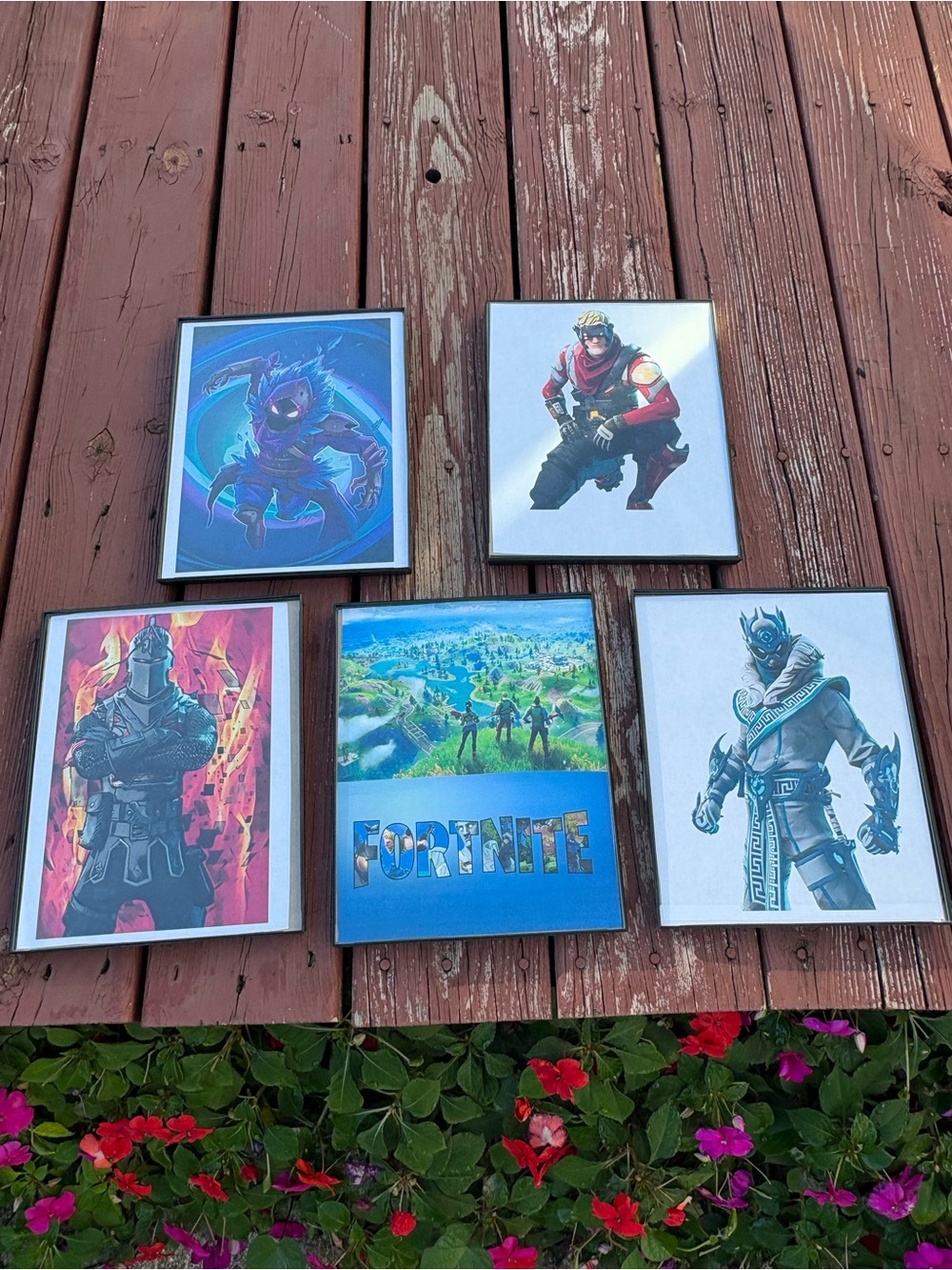 Poster Set - Blue and Multicolor Wall Art